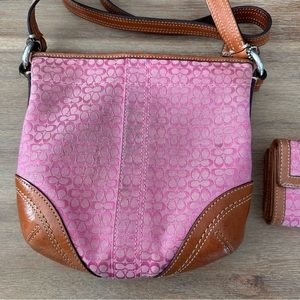 Pink Coach Crossbody